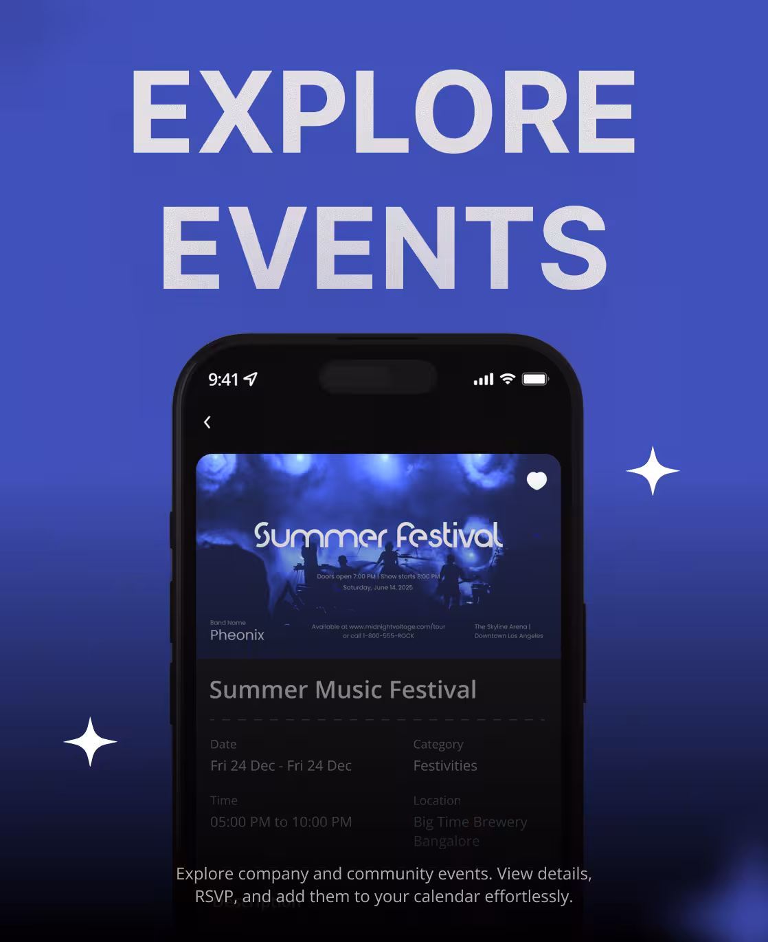 SpaceOnAI events, offers, and F&B reservation screens 1